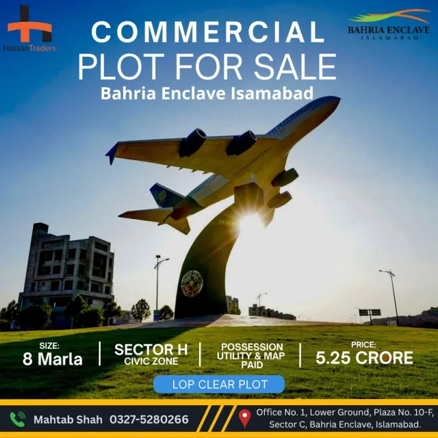 8 Marla Commercial Plot for Sale